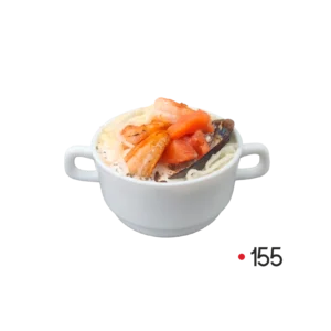 Сырный суп с морепродуктами
